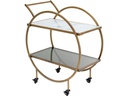 Kare Bartrolley Loft 85 x 74 cm, Messing