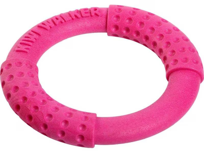 KIWI WALKER Hunde-Spielzeug Ring Rosa, S, Ø 13 cm