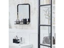 Lene Bjerre Spiegel Hildia 40 x 17 x 50 cm, Schwarz