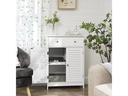 VASAGLE Kommode 60 x 30 x 80 cm, Weiss