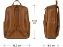 dbramante1928 Notebook-Rucksack Svendborg 16  Tan