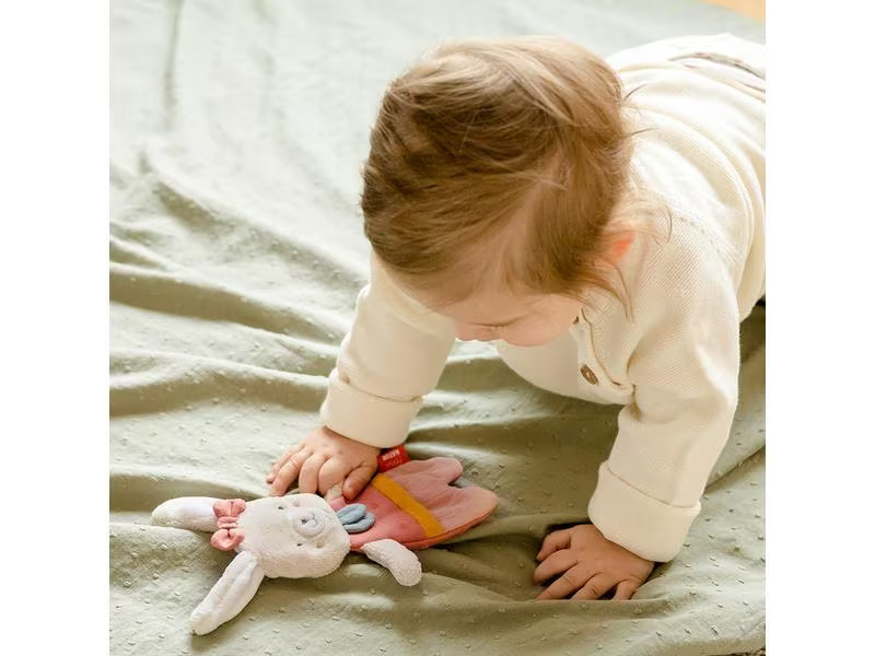 fehn Plüsch Natur Knister-Hase