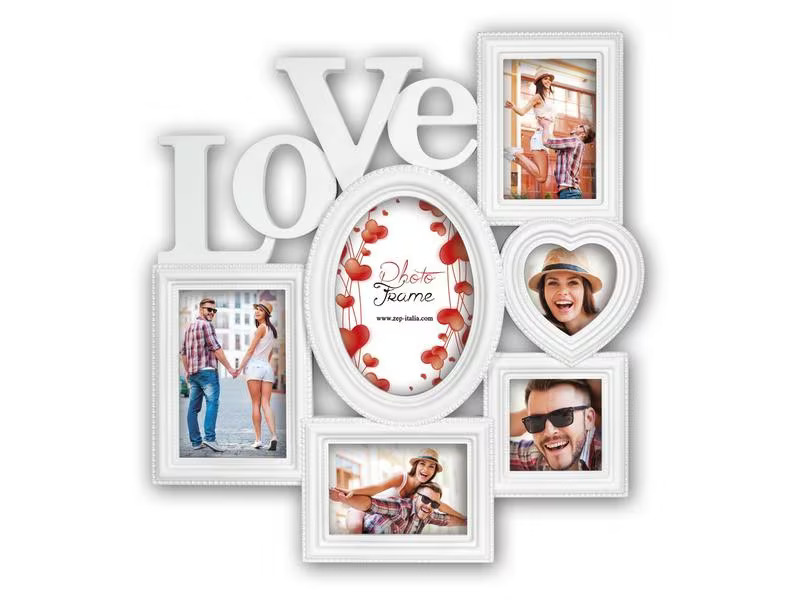 Zep Bilderrahmen Badalona Love Weiss