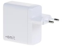 onit USB-Wandladegerät Trial QC5.0 120 W GaN Weiss