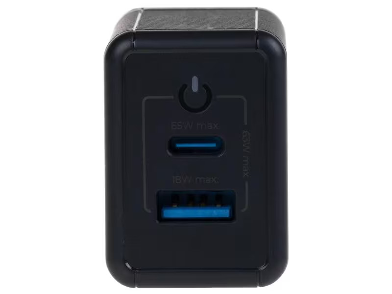 onit USB-Wandladegerät Dual QC4+ 65 W GaN Schwarz