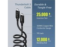 Edimax Thunderbolt 3-Kabel 40 Gbps USB C - USB C 2 m