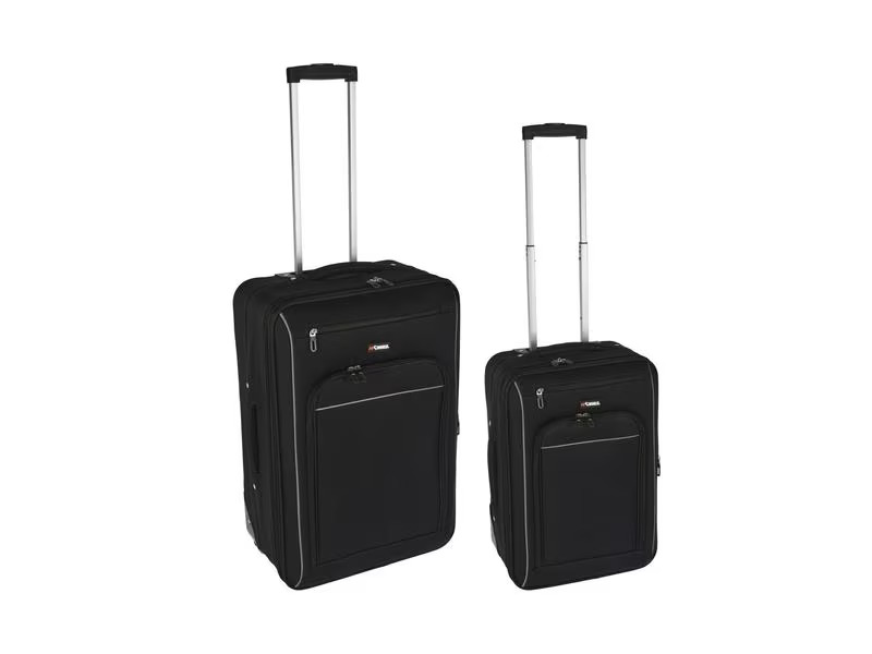 KOOR Reisekoffer 2er-Set, Schwarz