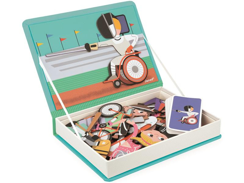 Janod Magnetbuch Sports