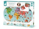 Janod Badespielzeug Weltkarten-Puzzle 28-teilig