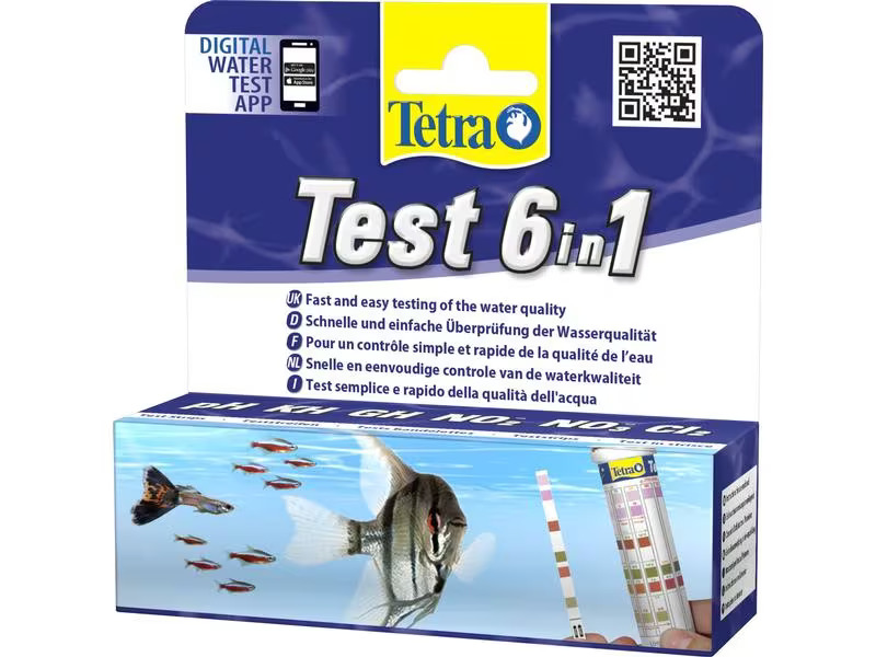 Tetra Wasserpflege Test 6 in 1, 25 Streifen