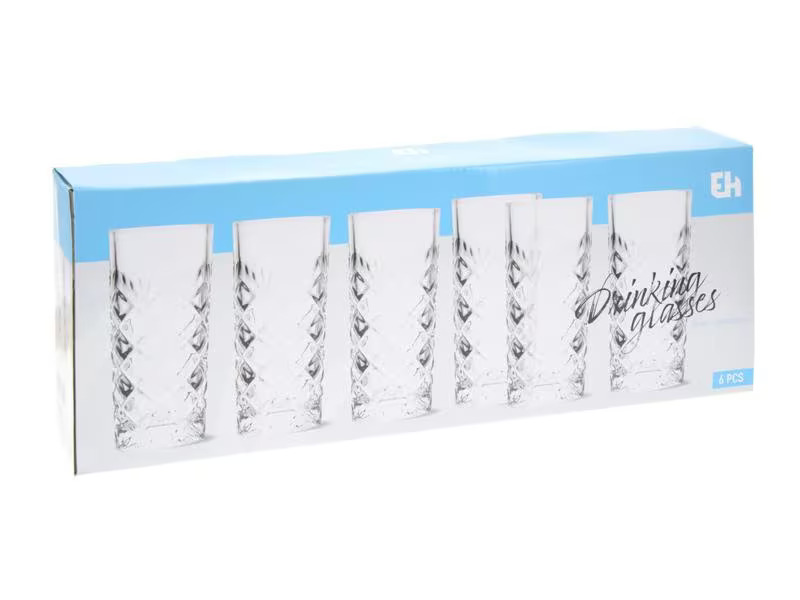 FURBER Trinkglas 250 ml, 6 Stück