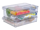 FTM Kühlschrankorganizer 4-teilig, Transparent