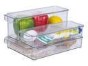 FTM Kühlschrankorganizer 4-teilig, Transparent