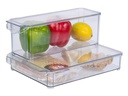 FTM Kühlschrankorganizer 4-teilig, Transparent