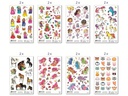 Z-Design Motivsticker Mädchen 16 Blatt, 386 Sticker