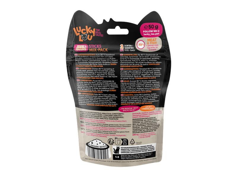 Lucky Lou Katzen-Snack Lucky Ones Sticks Mixpack, 50 g