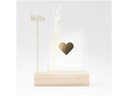 Rico Design Holzartikel Hello 23.6 x 4.7 cm