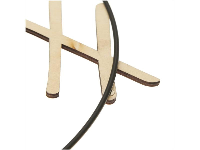 Rico Design Holzartikel Home 28 x 9 cm, magnetisch