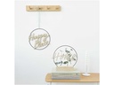 Rico Design Holzartikel Home 28 x 9 cm, magnetisch