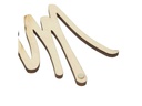 Rico Design Holzartikel Mr &amp; Mrs 28 x 11 cm, magnetisch