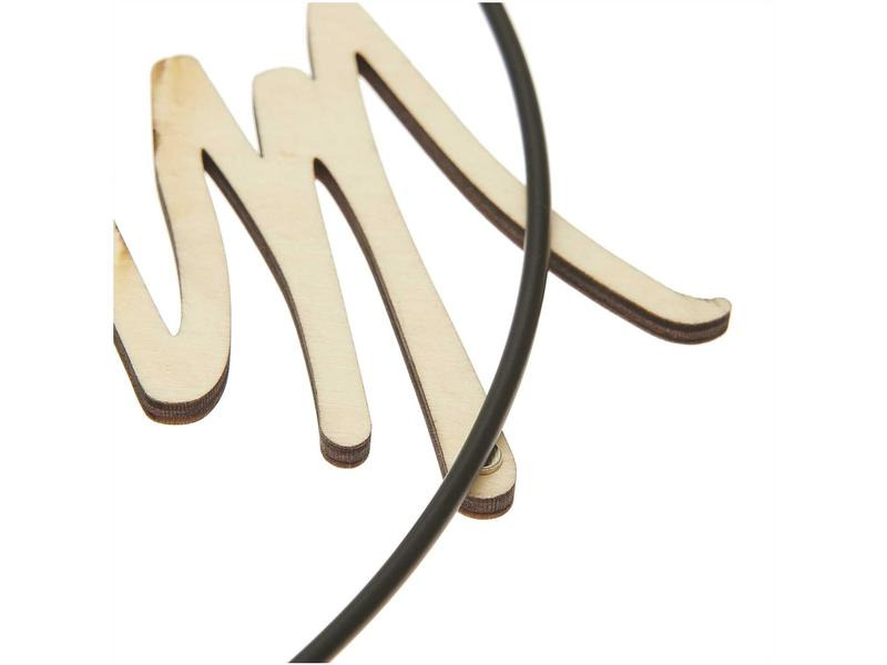Rico Design Holzartikel Mr &amp; Mrs 28 x 11 cm, magnetisch