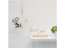 Rico Design Holzartikel Peace &amp; Love 28 x 14 cm, magnetisch