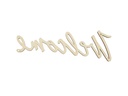 Rico Design Holzartikel Welcome 29 x 10 cm, magnetisch