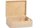 Zeller Present Aufbewahrungskiste mit Deckel 40 x 14 cm, Nature