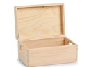 Zeller Present Aufbewahrungskiste mit Deckel 30 x 14 cm, Nature