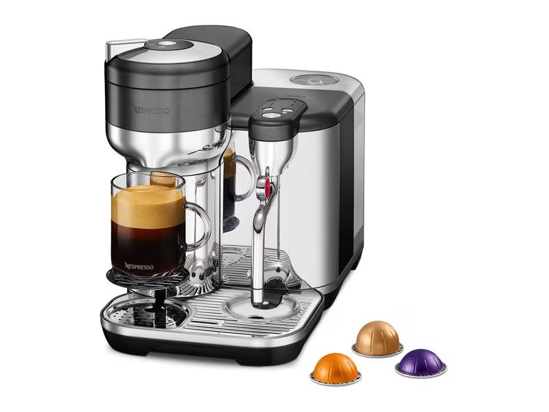 Sage Kaffeemaschine Nespresso Vertuo Creatista Black Steel