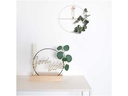 Rico Design Metallring mit Querstrebe Weiss, 25 cm