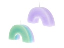 Rico Design Kerzengiessform Regenbogen flach, 118 x 69 x 30 mm