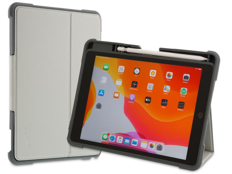 LMP Tablet Book Cover ArmorCase iPad 10.2 (7.+8. Gen.) Grau