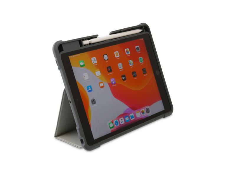 LMP Tablet Book Cover ArmorCase iPad 10.2 (7.+8. Gen.) Grau