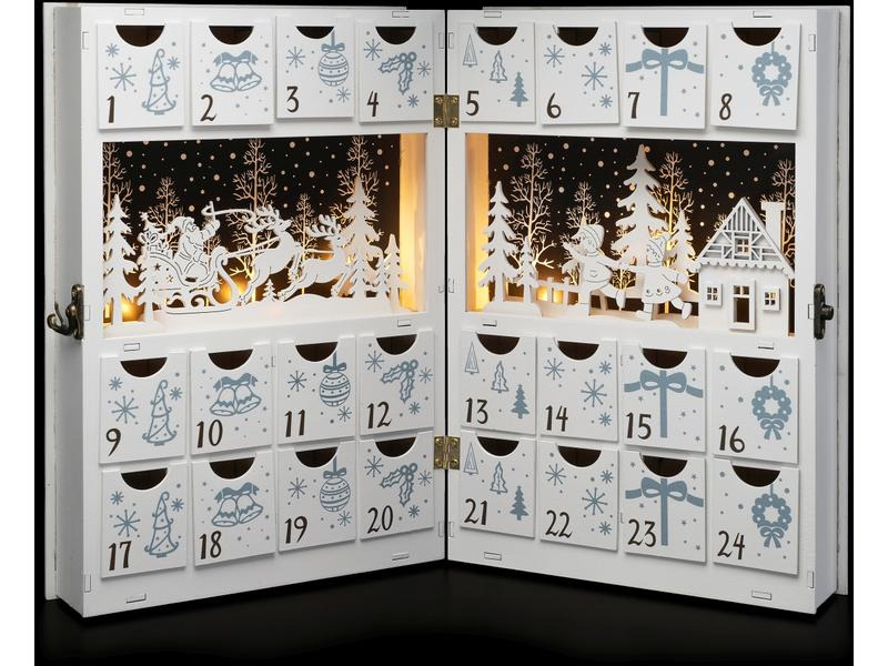 STT LED Adventskalender XMAS 30 cm