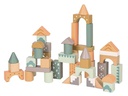 Spielba Holzspielwaren Holzbausteine 100 Stück