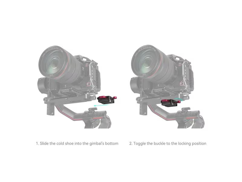 Smallrig V-Mount-Akkuplatte für DJI RS Stabilisatoren