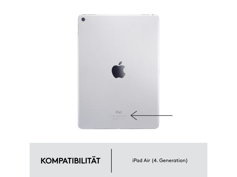 Logitech Tablet Tastatur Cover Folio Touch iPad Air (4. Gen)