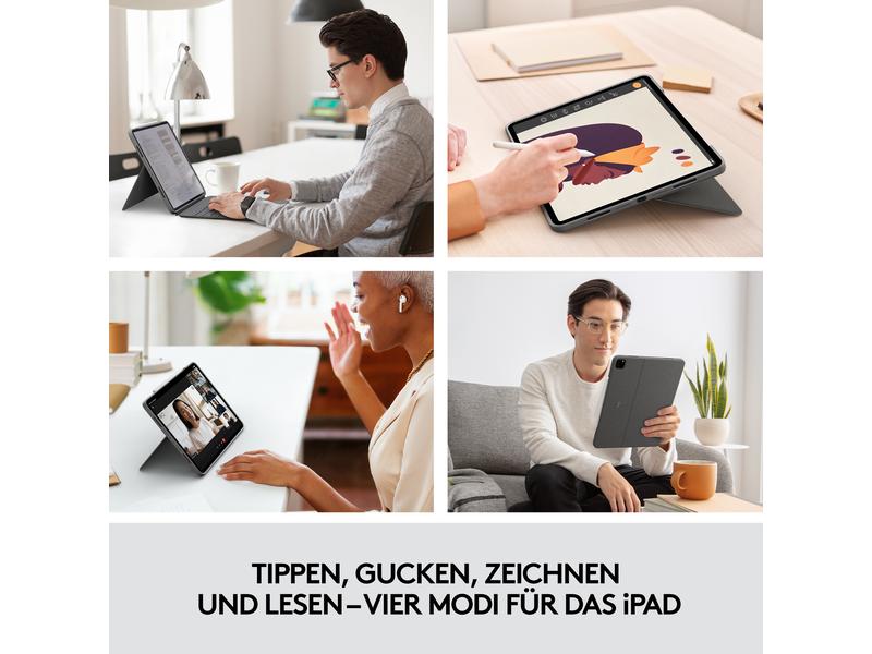 Logitech Tablet Tastatur Cover Combo Touch iPad Pro 12.9 5. Gen.