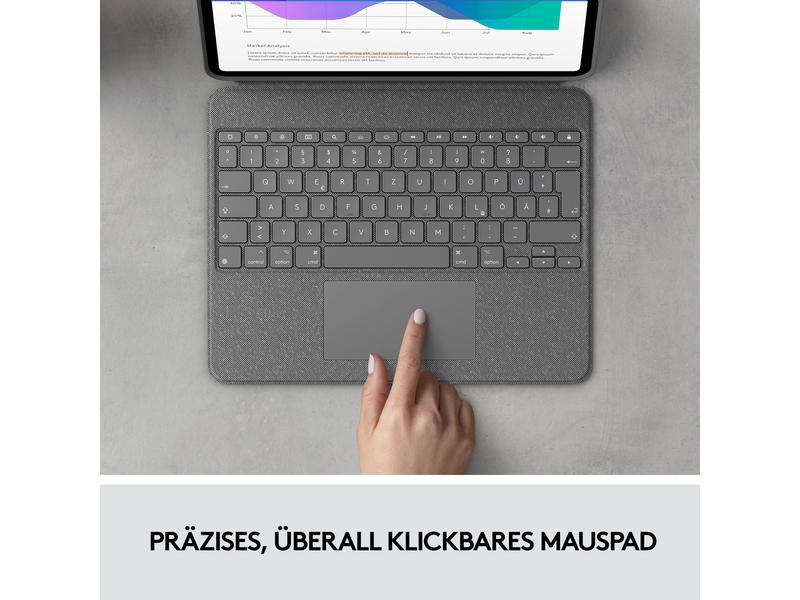 Logitech Tablet Tastatur Cover Combo Touch iPad Pro 12.9 5. Gen.