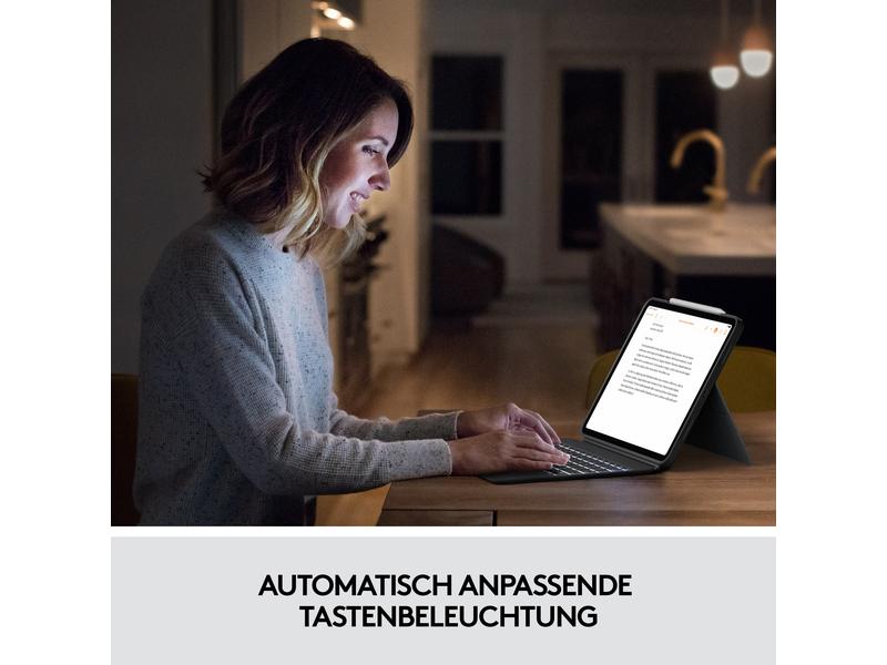 Logitech Tablet Tastatur Cover Combo Touch iPad Pro 12.9 5. Gen.