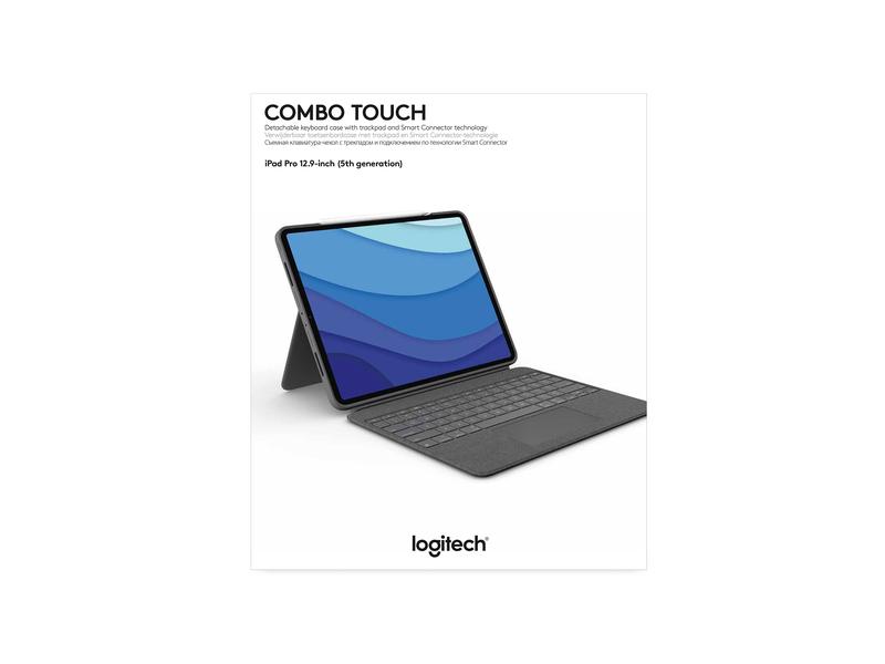 Logitech Tablet Tastatur Cover Combo Touch iPad Pro 12.9 5. Gen.