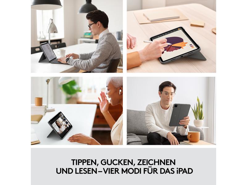 Logitech Tablet Tastatur Cover Combo Touch iPad Pro 11 1.-3. Gen