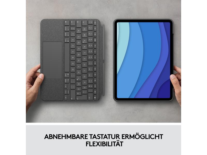 Logitech Tablet Tastatur Cover Combo Touch iPad Pro 11 1.-3. Gen