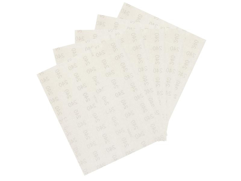 Krafter Schleifpapier Finish P240, 5 Stück