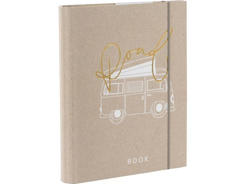 Goldbuch Ringbuch Road Trip Braun