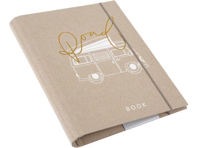 Goldbuch Ringbuch Road Trip Braun