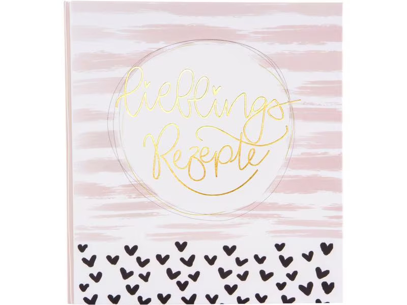 Goldbuch Notizbuch für Rezepte Lieblingsrezepte 21 x 22 cm