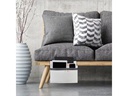 relaxdays Aufbewahrungstasche mit Klettverschluss Weiss