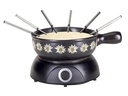 Nouvel Käsefondue-Set Edelweiss 10 Teile, Schwarz